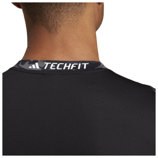 Adidas Ανδρική κοντομάνικη μπλούζα Techfit AOP Tee
